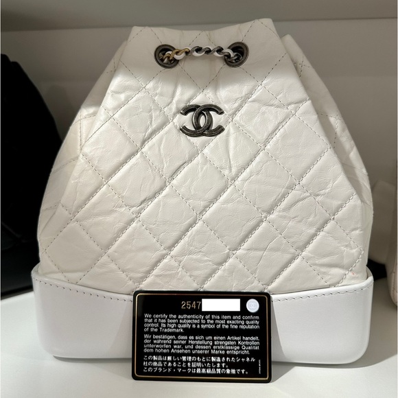 AUTHENTIC CHANEL Gabrielle Small Leather Backpack - Picture 2 of 13